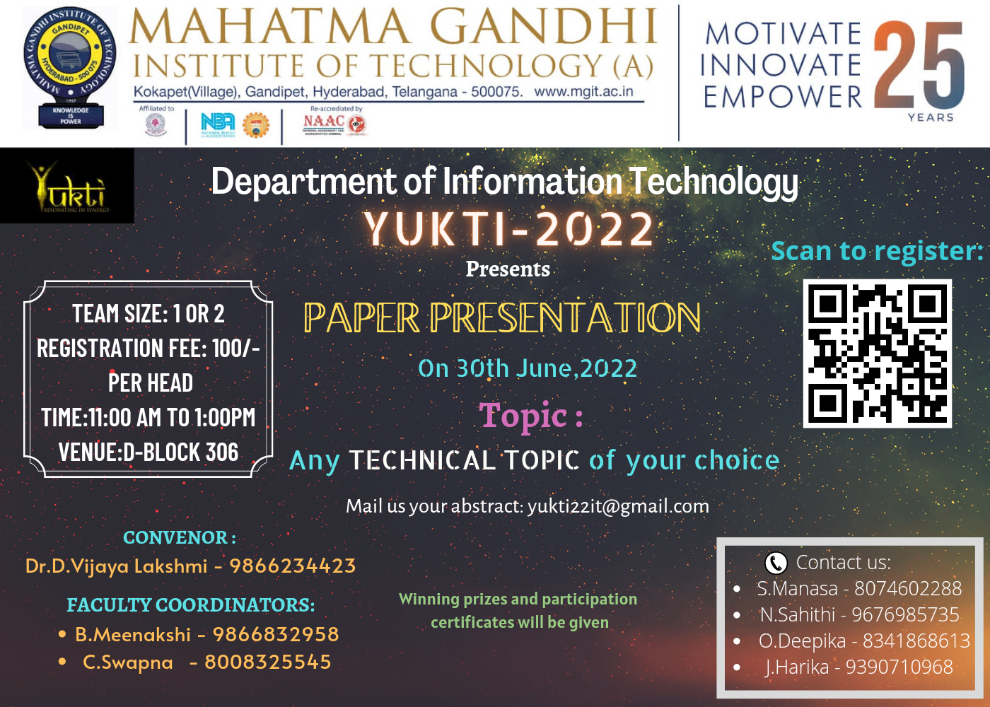 upcoming paper presentation 2022