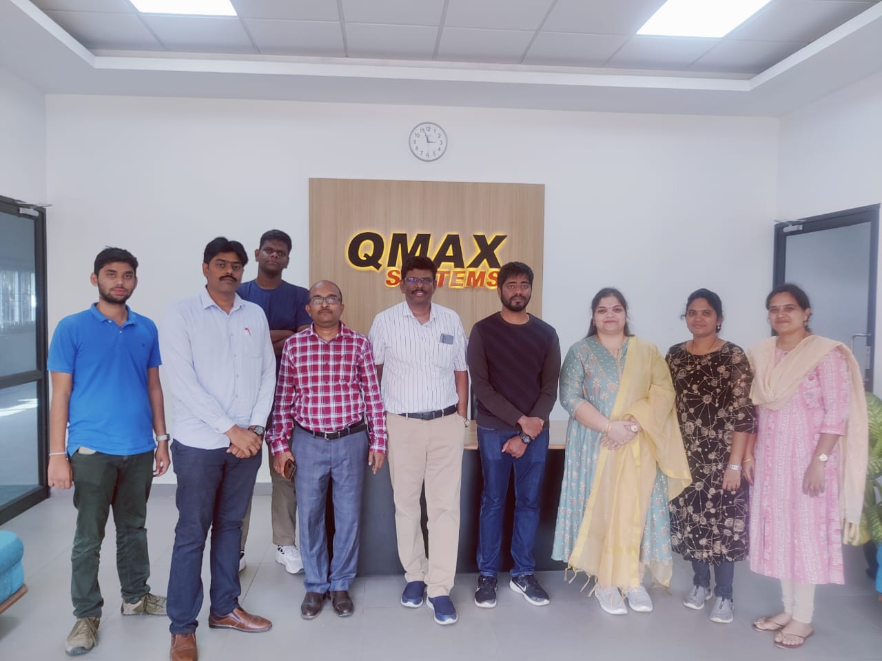 Industrial Visit to QMax Solutions Pvt. Ltd, Chennai MGIT