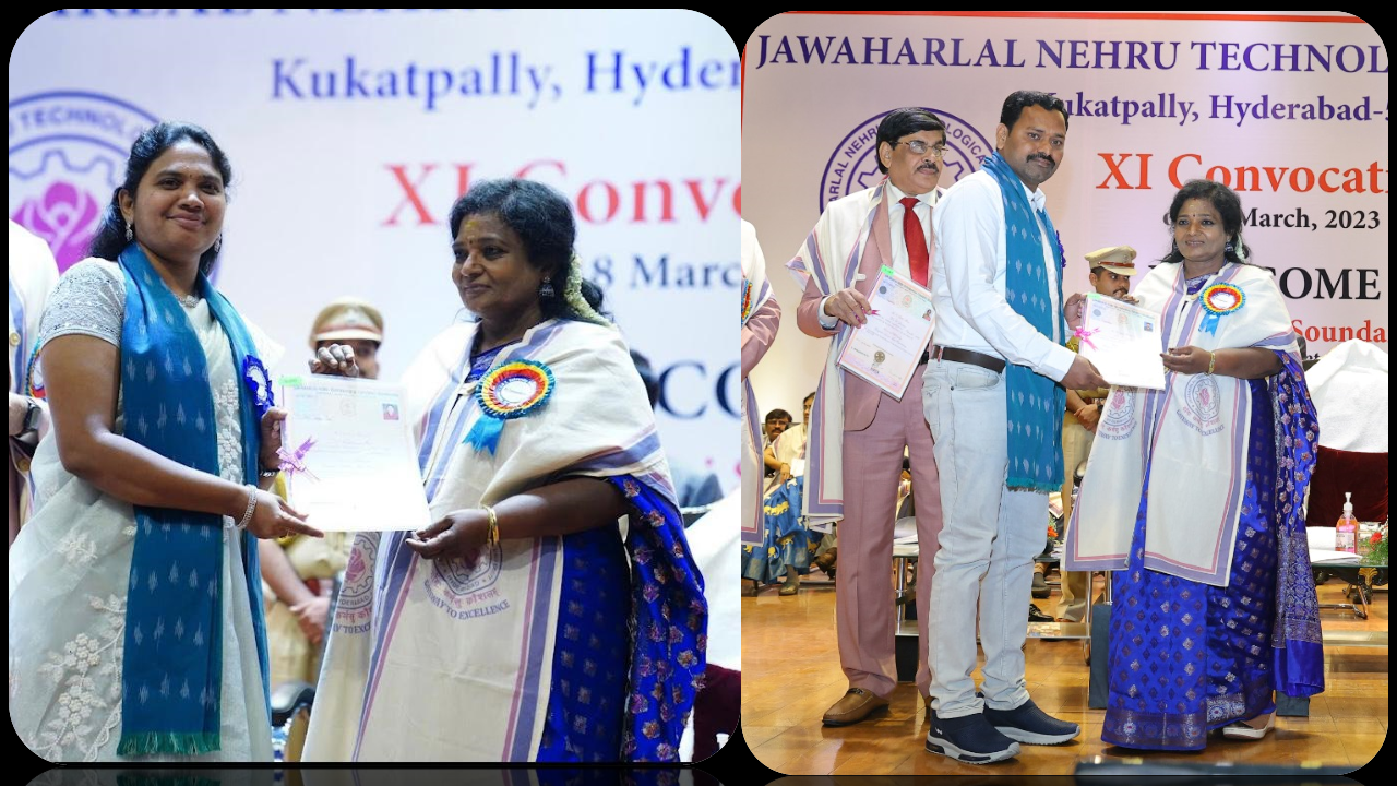 🎓 MGIT CSE Faculty Members Dr. K. Rajitha and Dr. B Yadaiah Receive