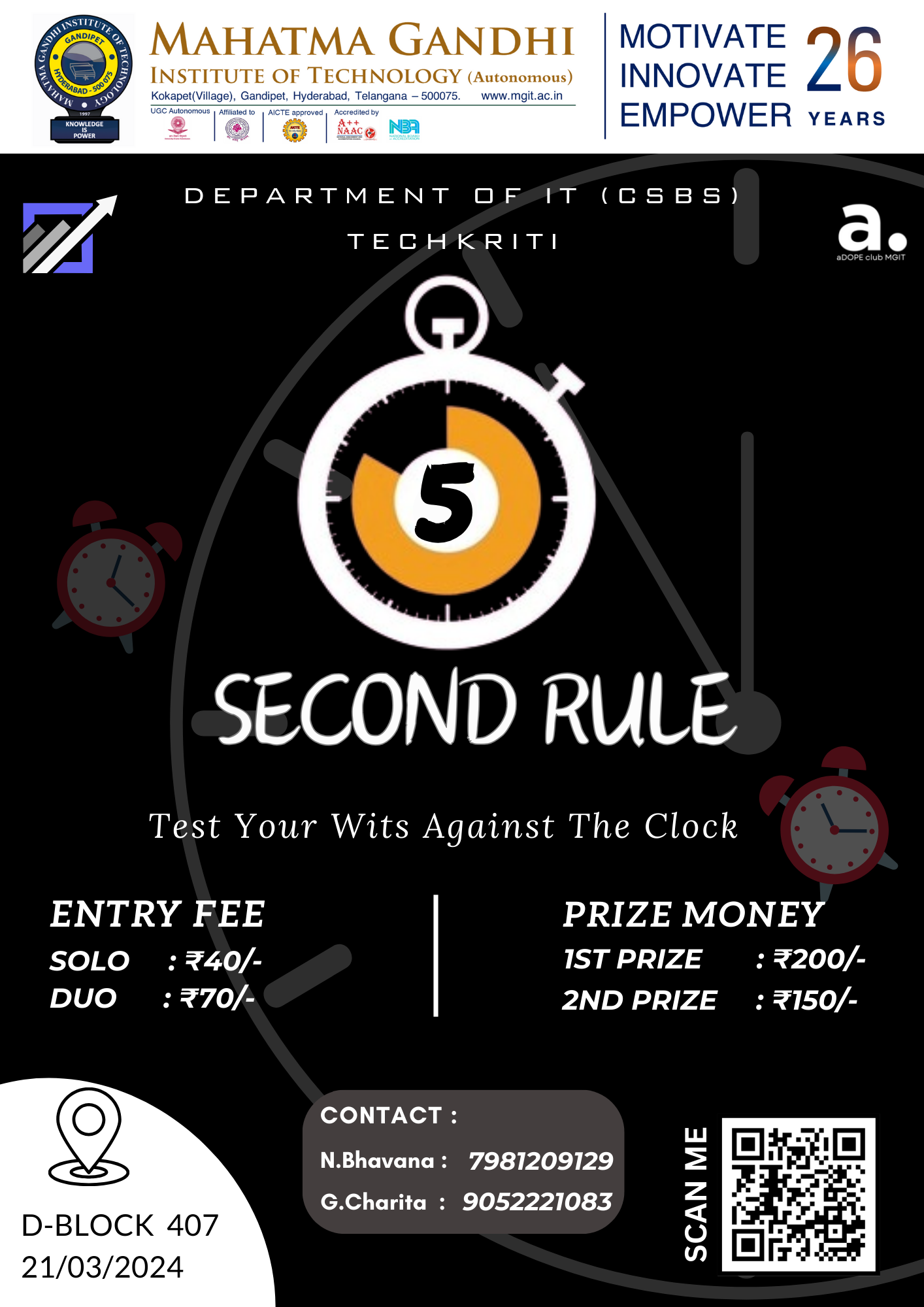 5 SECOUND RULE BY CSBS 2024